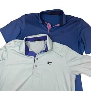 Greyson Golf Polo Shirts Size L Bundle of 2